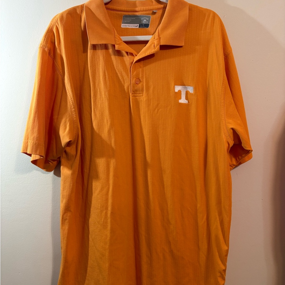 Tennessee Volunteers Cutter & Buck polo shirt‎ Men’s X-Large Orange UT cotton